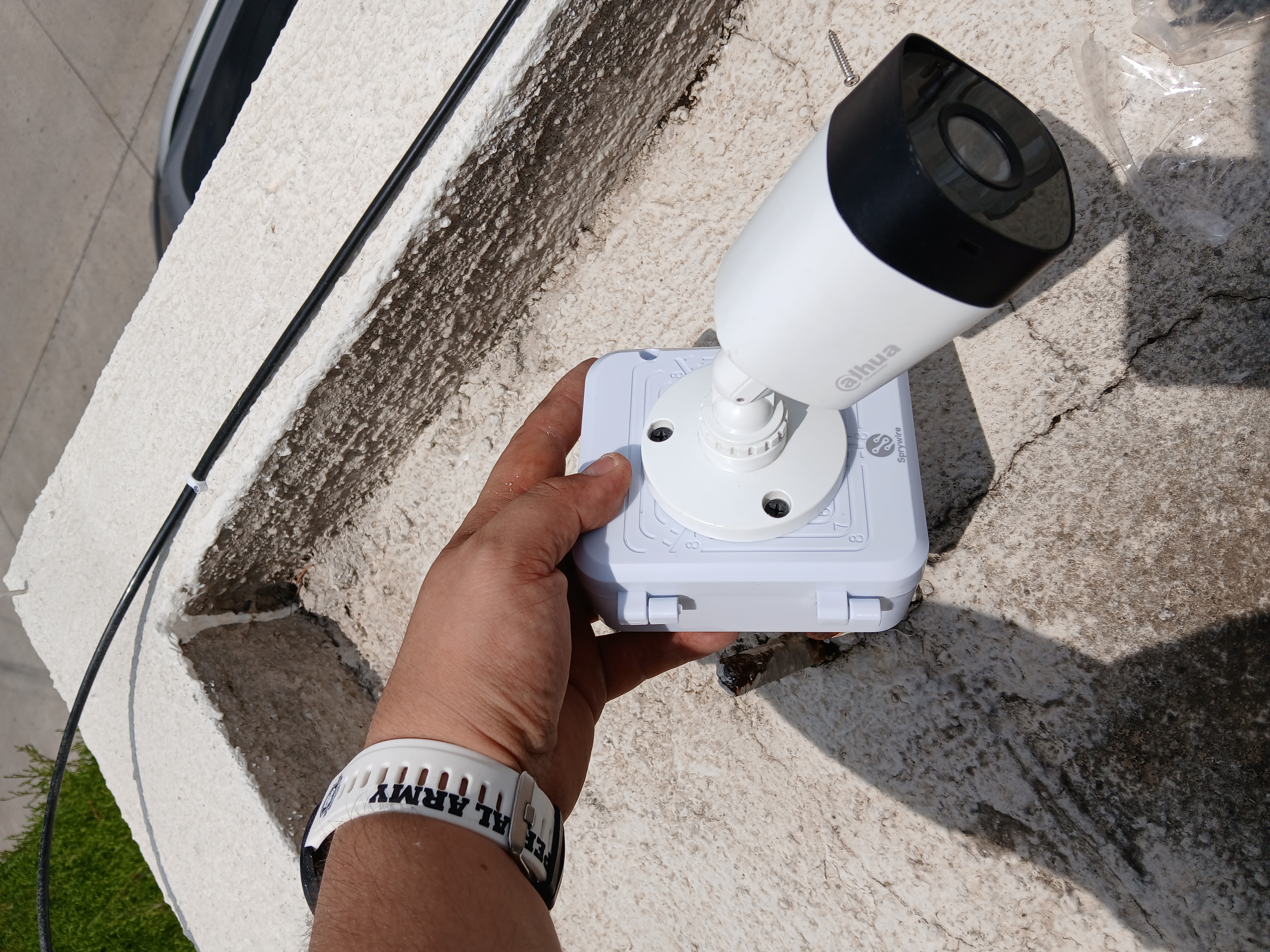 Instalación de cámara Dahua