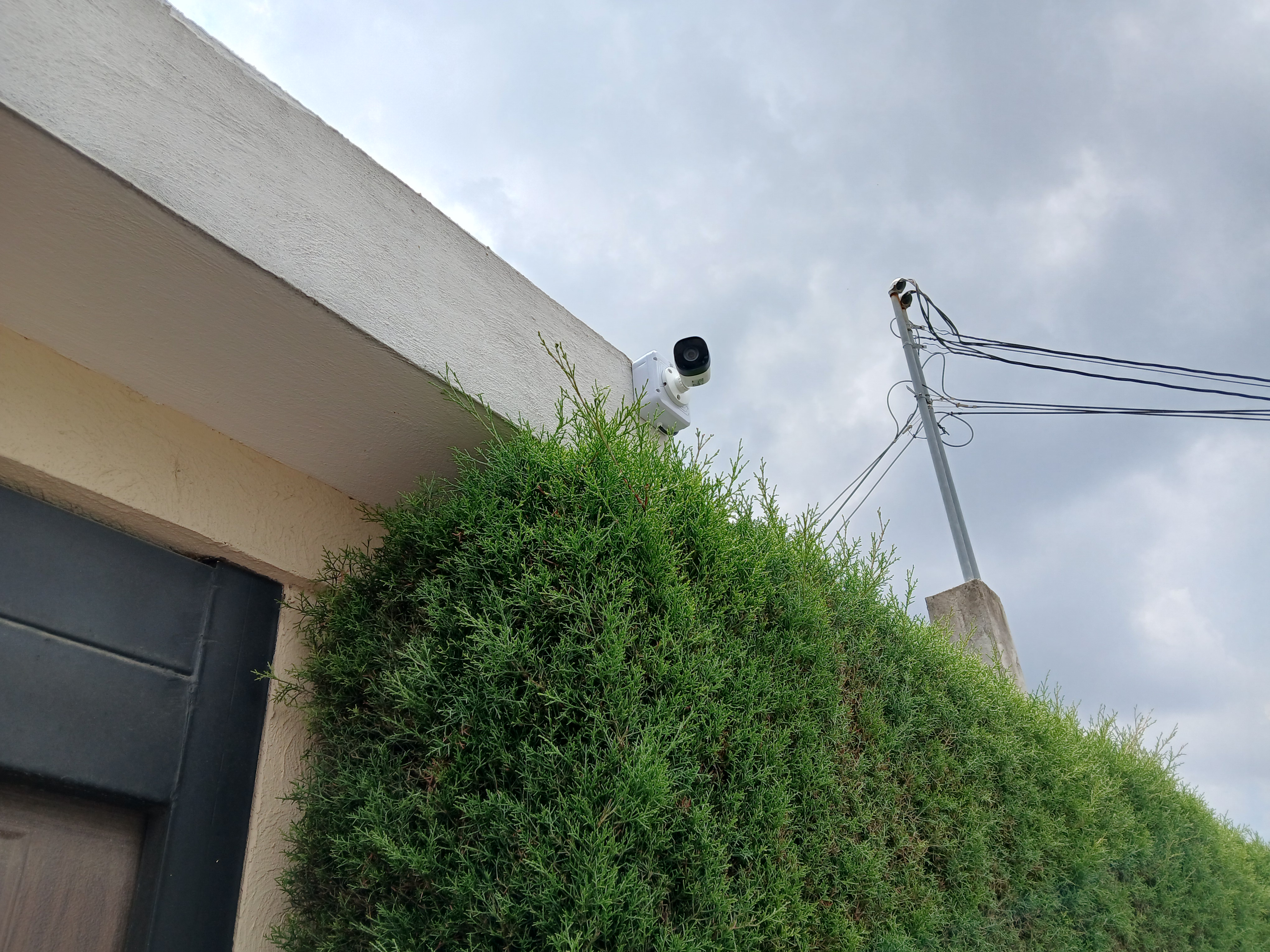 Cámara en fachada